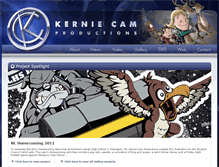 Tablet Screenshot of kerniecamproductions.com